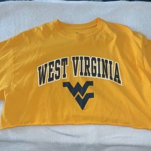 West Virginia Fanatics Crop Tee!